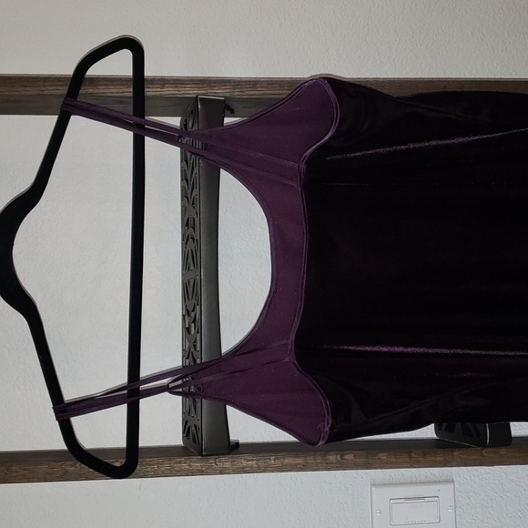 bundle -Soft Sensations Spaghetti Strap Dress Purple Velvet Soft - Picture 11 of 13